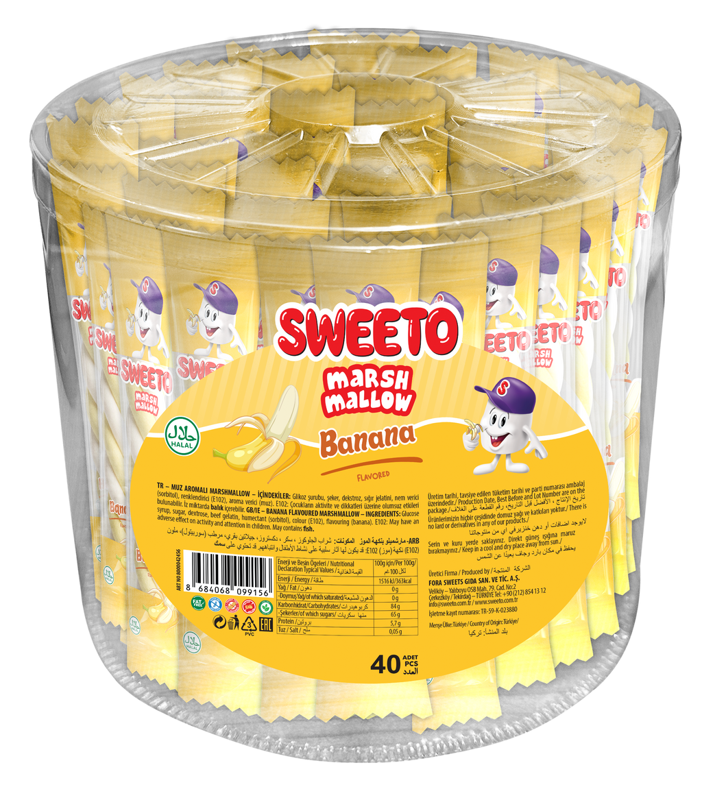 Sweeto Banana Marshmallow 10g