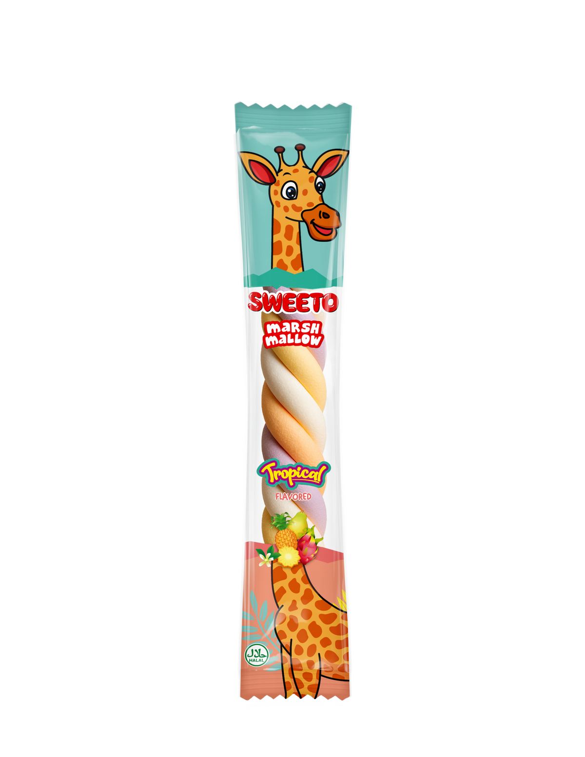 Sweeto Tropical Marshmallow Twister 20g