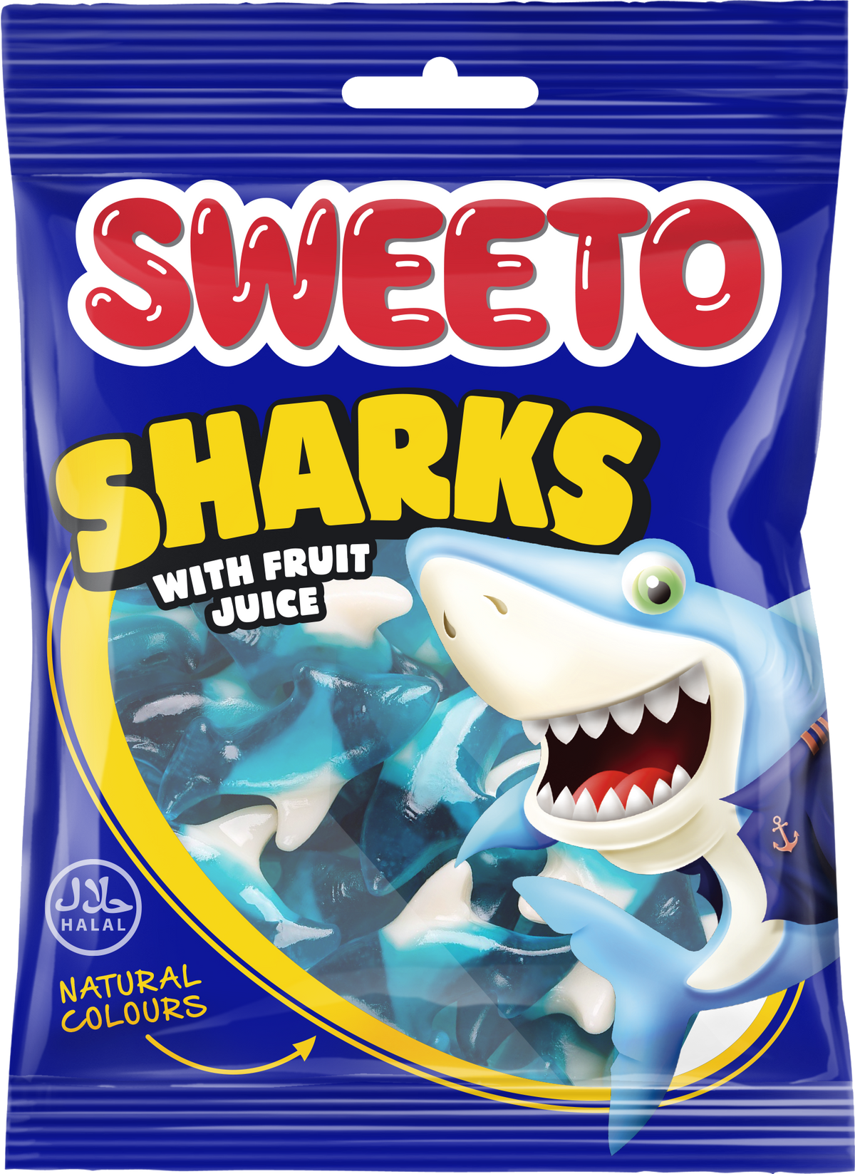 Sweeto Sharks with Fruit Juice