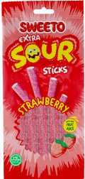 Sweeto Extra Sour Sticks - Strawberry