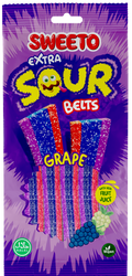 Sweeto Extra Sour Belts - Grape